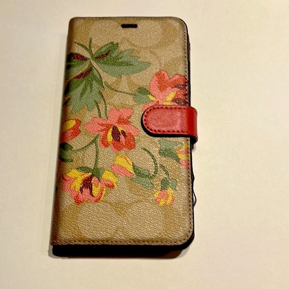 Coach iPhone XR wallet case